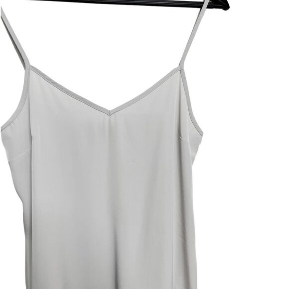 ASOS Lightweight Darted Blouse Tank Light Grey Size 6 - Picture 3 of 4